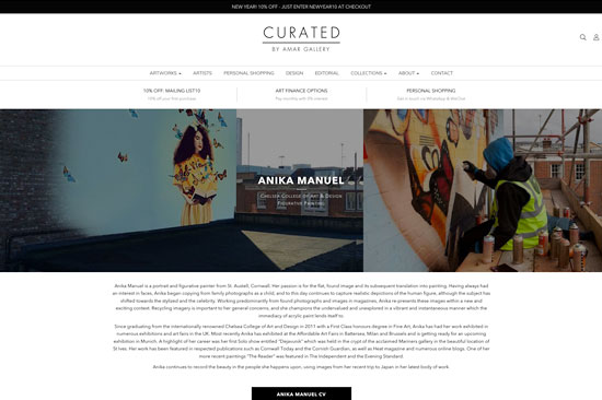 Curated by Amar Gallery Website