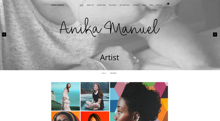 Anika's New Website